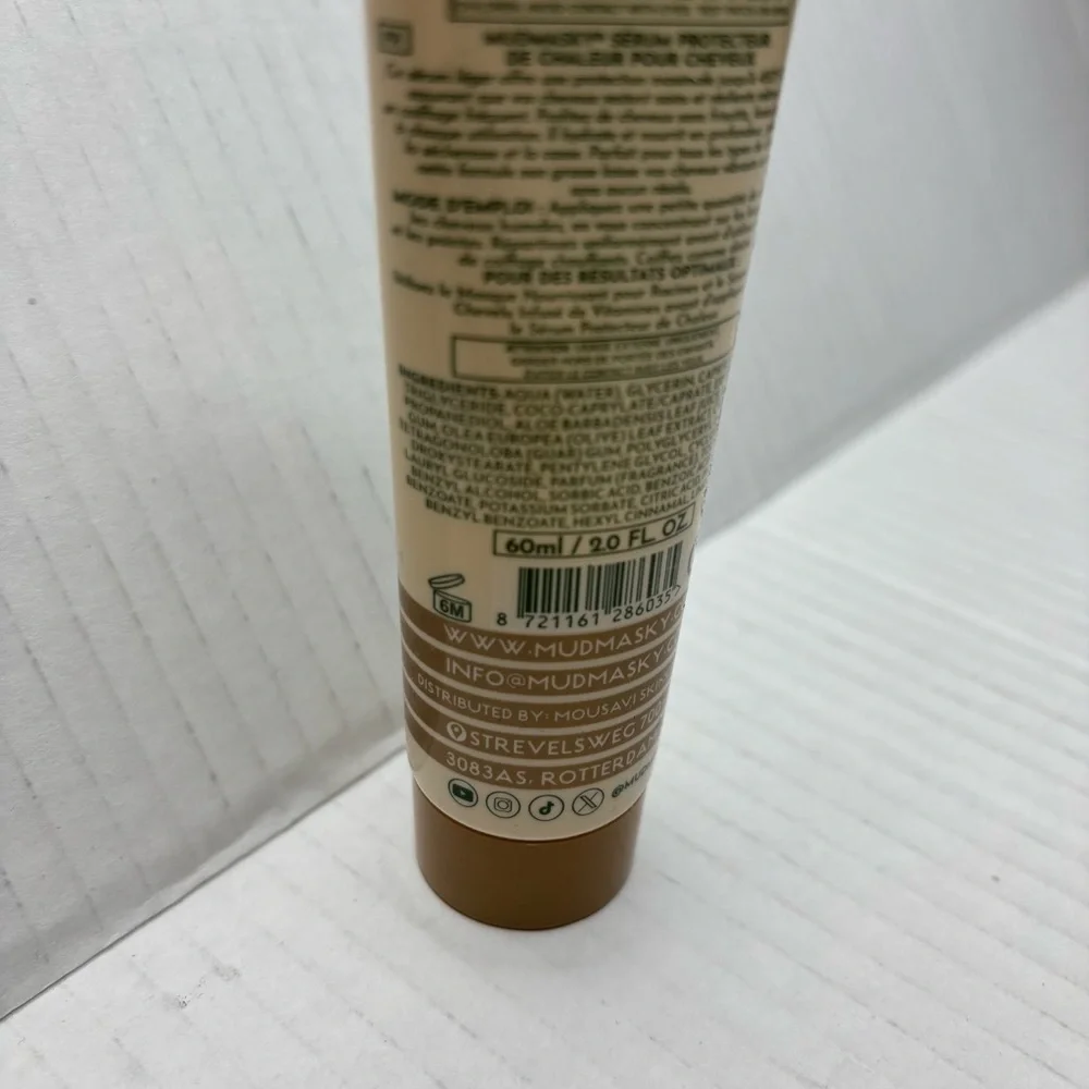 New MUDMASKY Heat Protecting Hair Serum